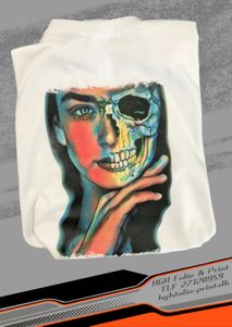 t-shirt kvinde skull